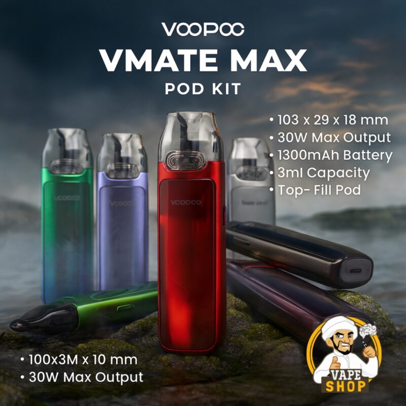 VOOPOO Vmate Max Pod Kit 1200mAh In Dubai