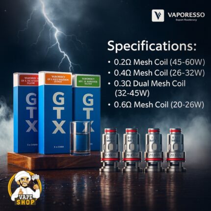 Vaporesso GTX Mesh Coil 5pcs In Dubai