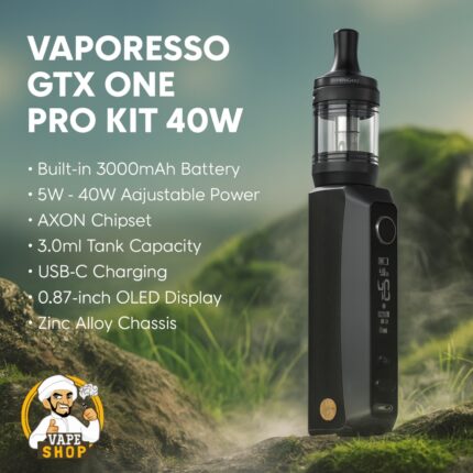 Vaporesso GTX One Pro Kit 40W 3000mAh Battery In Dubai