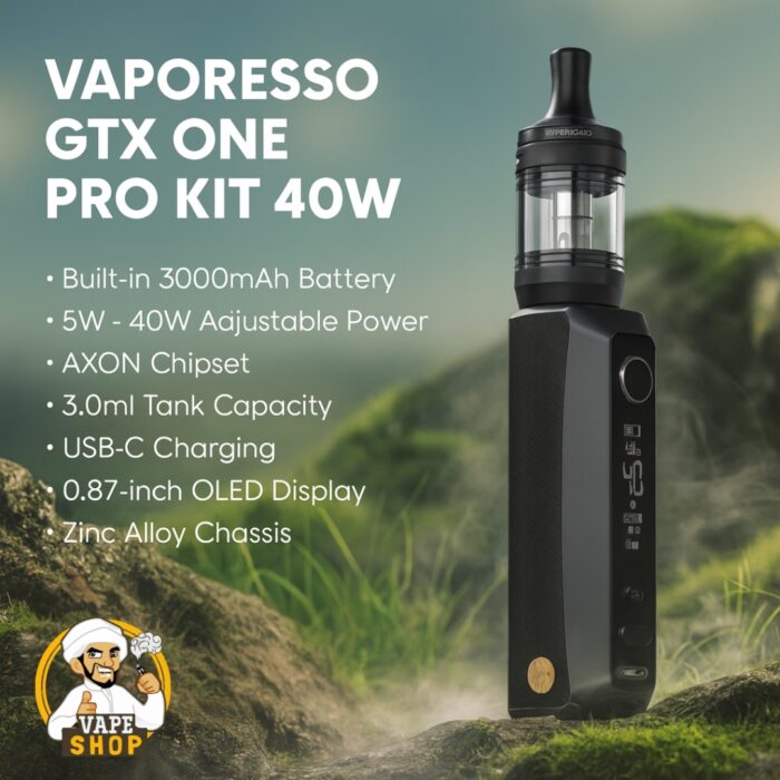 Vaporesso GTX One Pro Kit 40W 3000mAh Battery In Dubai