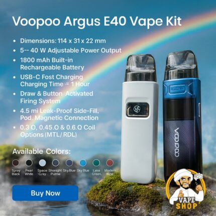 Voopoo Argus E40 Vape Kit 4ow in Dubai