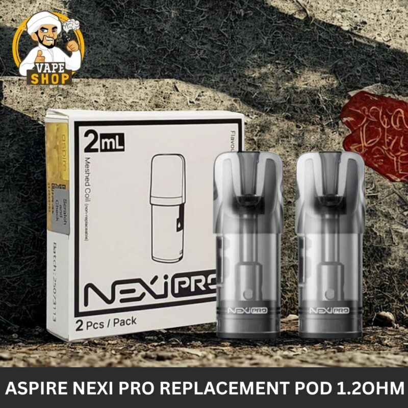 aspire nexi pro replacement pod 1.2ohm 2pcs in uae