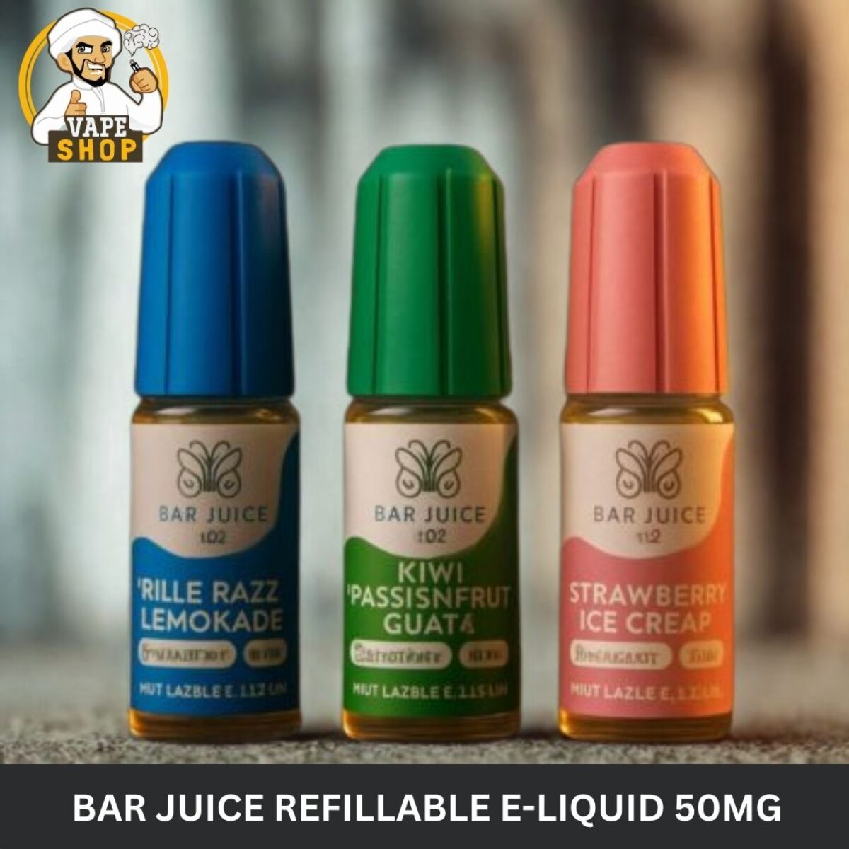 Bar Juice Refillable E-Liquid 50mg In Dubai