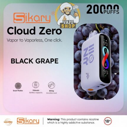 Sikary Cloud Zero 20000 Puffs Black Grape