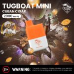 Tugboat Mini 2000 Puffs 2 Nicotine Disposable Vape in UAE Cuban Cigar