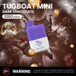 Tugboat Mini 2000 Puffs 2 Nicotine Disposable Vape in UAE Dark Chocolate