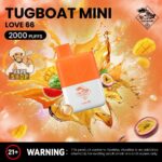 Tugboat Mini 2000 Puffs 2 Nicotine Disposable Vape in UAE Love 66