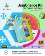 elf bar joinone ice kit in uae kiwi passion fruit guava