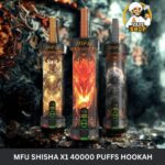 mfu shisha x1 40000 puffs hookah disposable vape in dubai