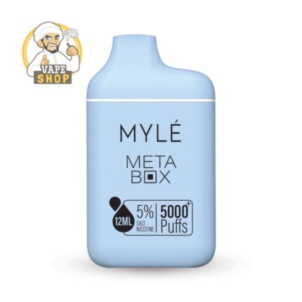 myle meta box 5000 puffs 50mg nicotine blueberry lemon