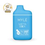 myle meta box 5000 puffs 50mg nicotine iced tropical fruit
