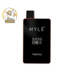 myle mini box 1500 puffs peach ice
