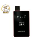 myle mini box 1500 puffs peach mango