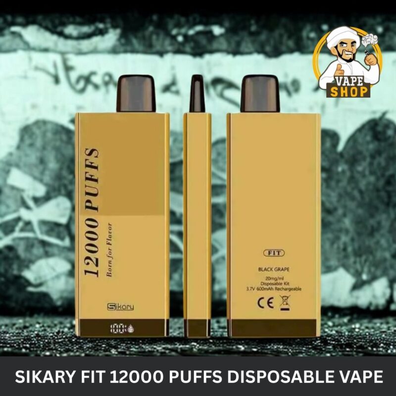 sikary fit 12000 puffs disposable vape 20mg_ml nicotine in uae