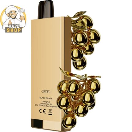 sikary fit 12000 puffs disposable vape black grape