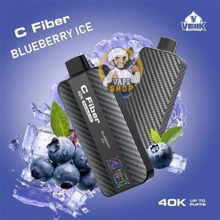 veiik c fiber 40000 puffs blueberry ice