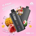 veiik c fiber 40000 puffs peach mango watermelon