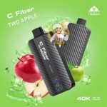 veiik c fiber 40000 puffs two apple