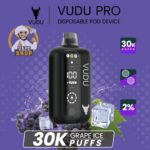 vudu pro 30k puffs 20 mg grape ice