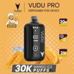vudu pro 30k puffs 20 mg mango ice