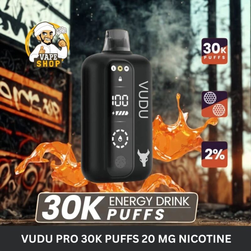 vudu pro 30k puffs 20 mg nicotine in dubai