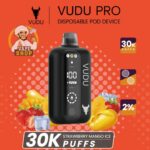 vudu pro 30k puffs 20 mg strawberry mango ice