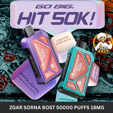 ZGAR Sorna Boost 50000 Puffs