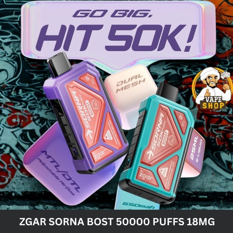 ZGAR Sorna Boost 50000 Puffs