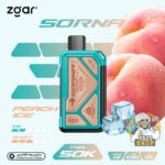 zgar sorna bost 50000 puffs peach ice