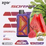 zgar sorna bost 50000 puffs raspberry watermelon