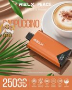 RELX Peace 25k puffs 20MG Disposable Vape in Dubai Cappuccino
