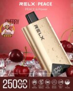 RELX Peace 25k puffs 20MG Disposable Vape in Dubai Cherry Ice