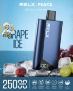 RELX Peace 25k puffs 20MG Disposable Vape in Dubai Grape Ice