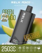 RELX Peace 25k puffs 20MG Disposable Vape in Dubai Green Mango