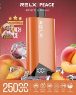 RELX Peace 25k puffs 20MG Disposable Vape in Dubai Peach Ice