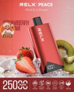 RELX Peace 25k puffs 20MG Disposable Vape in Dubai Strawberry Kiwi