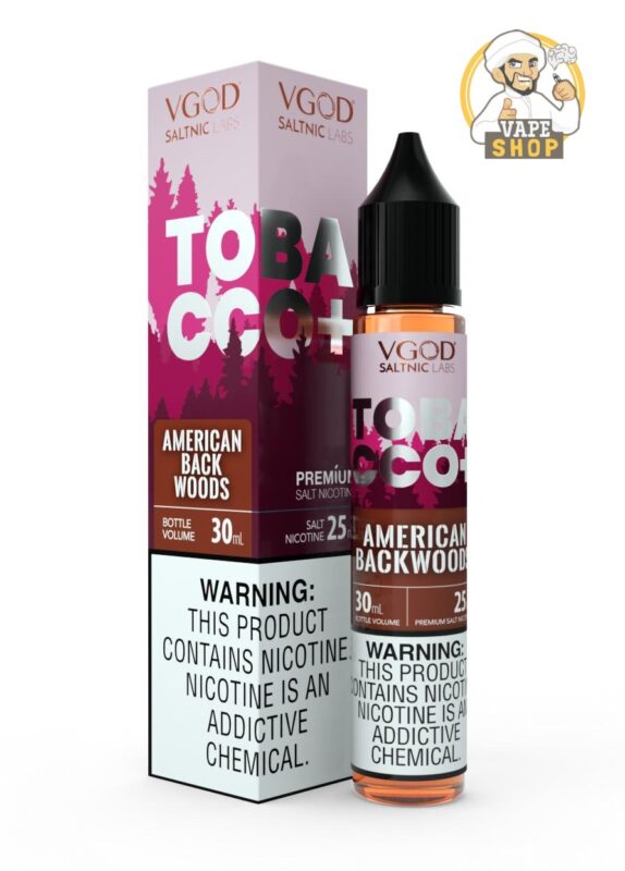 VGOD SaltNic TobaccoPlus AmericanBackwoods 25mg 30ml