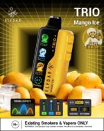 elfbar trio up to 40000 puffs 50mg mango ice