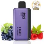 hqd miracle 8000 puffs raspberry grape disposable pod vape
