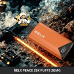 relx peace 25k puffs 20mg disposable vape in dubai