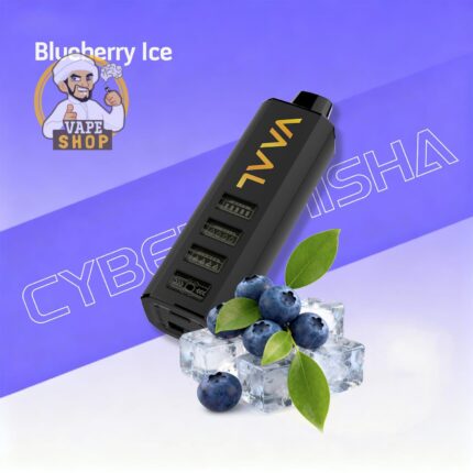 vaal cyber shisha dtl 50000 puffs 5mg blueberry ice