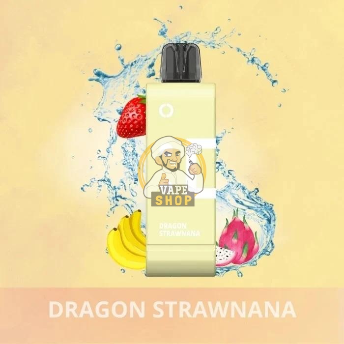 Elfbar ew 9000 puffs 50mg nicotine pods without battery pack in Dubai DRAGON STRAWNANA