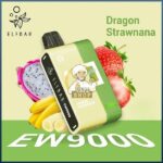 elfbar ew 9000 puffs 50mg dragon strawnana