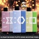 elfbar ew 9000 puffs 50mg nicotine pods eithout battery pack