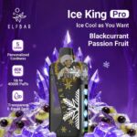 elfbar ice king pro up to 40000 puffs blackcurrant passion fruit