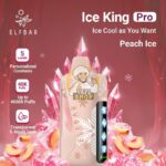 elfbar ice king pro up to 40000 puffs peach ice