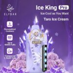 elfbar ice king pro up to 40000 puffs taro ice cream