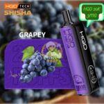 hqd shisha 20000 puffs dtl 3mg grapey