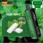 hqd shisha 20000 puffs dtl 3mg gum mint