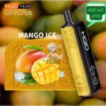 hqd shisha 20000 puffs dtl 3mg mango ice